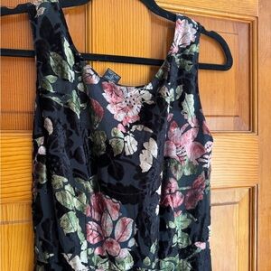 Stunning burn out velvet dress